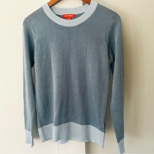 Joe Fresh Crew Neck Holiday Sparkly Sweater, womens sz small